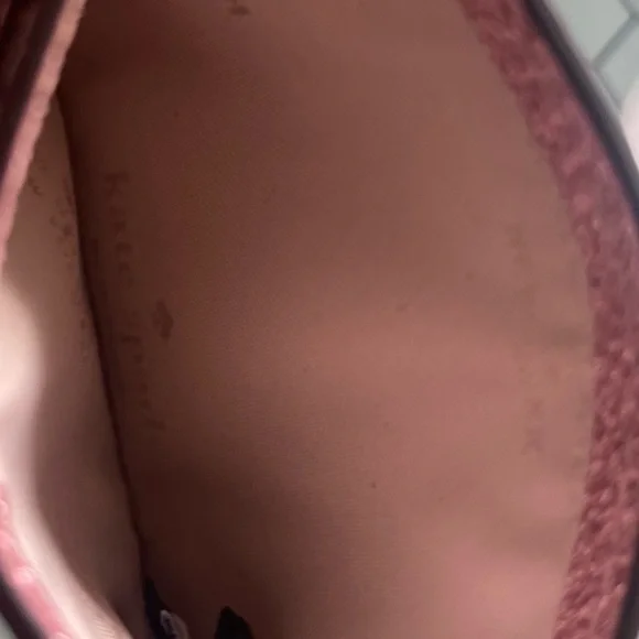 Kate Spade Pink Key & Card Holder Glitter Accessory - Picture 3 of 3